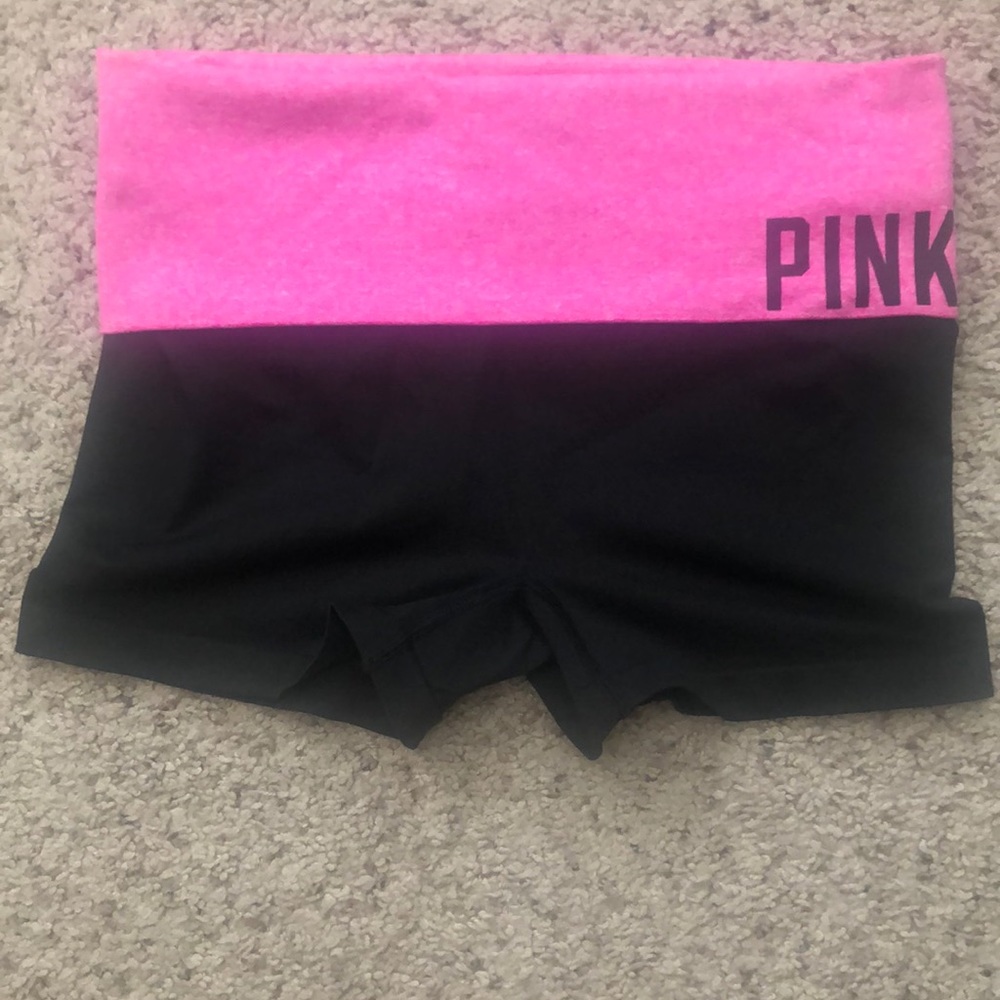 Victoria’s Secret Pink Yoga fold over shorts